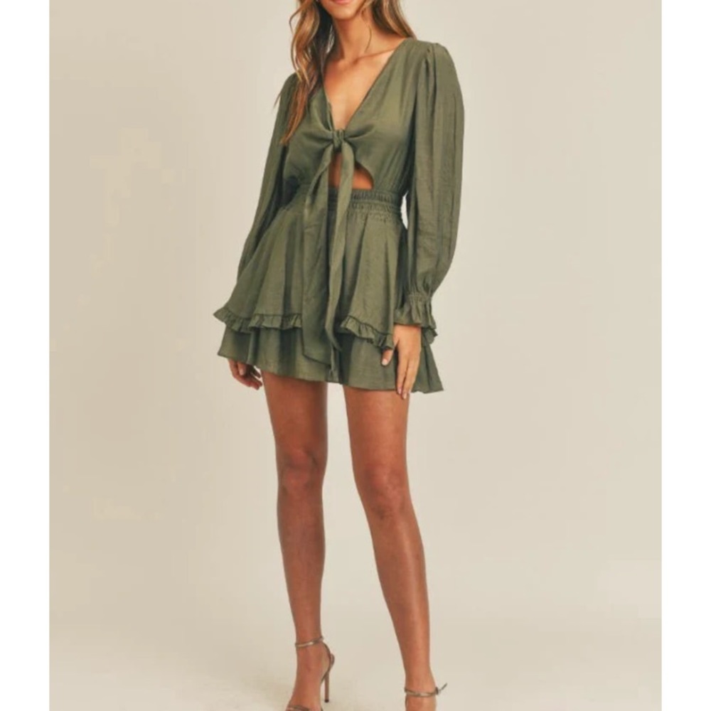 Mable Ruffle Mini Dress - Picture 9 of 9